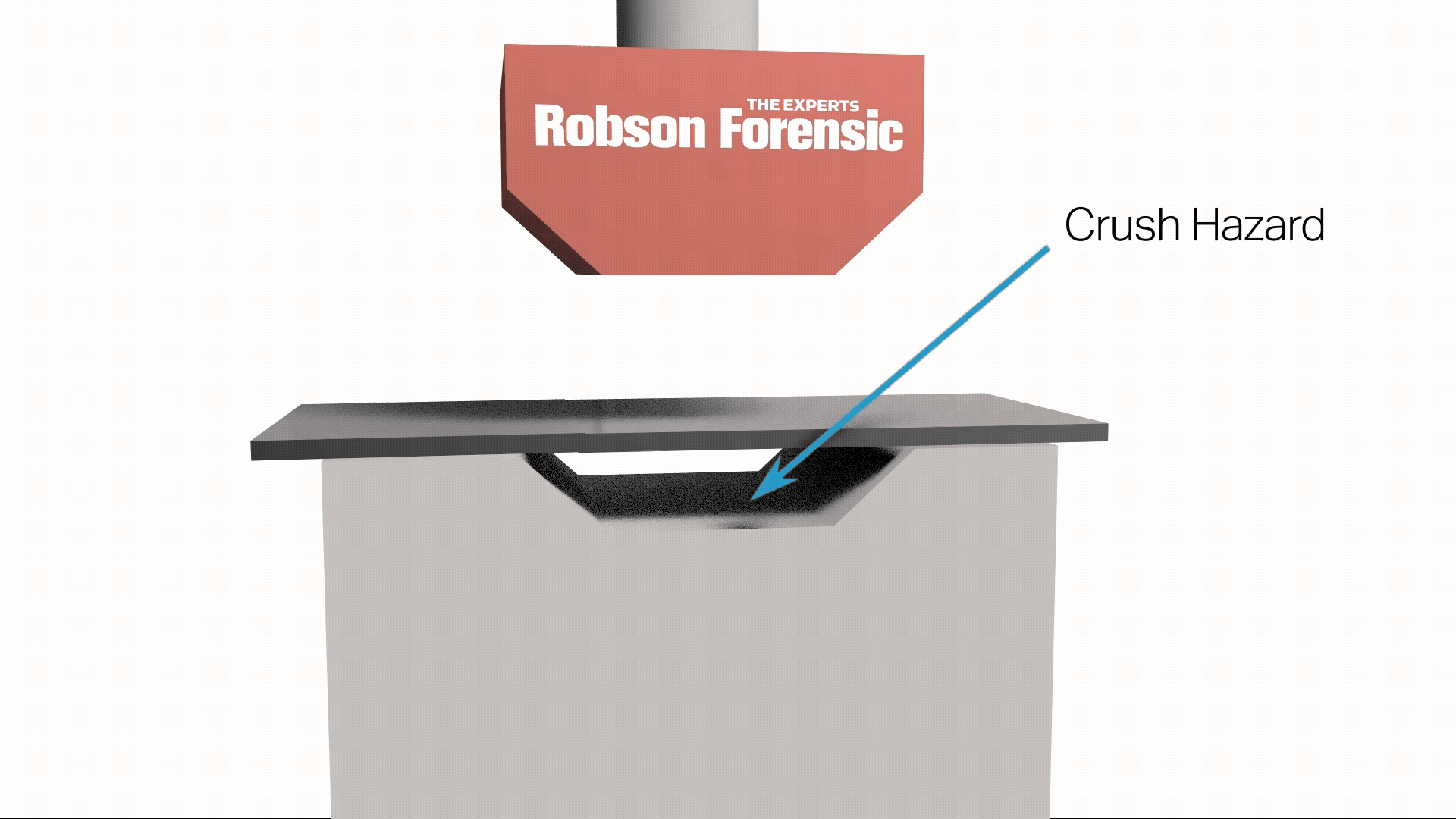Crush Hazard Industrial Safety Expert Diagram